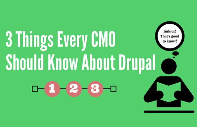 3 Things Every CMO Should Know About Drupal 3 Things Every CMO Should Know About Drupal